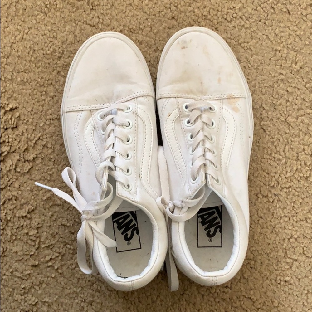 White classic Vans
